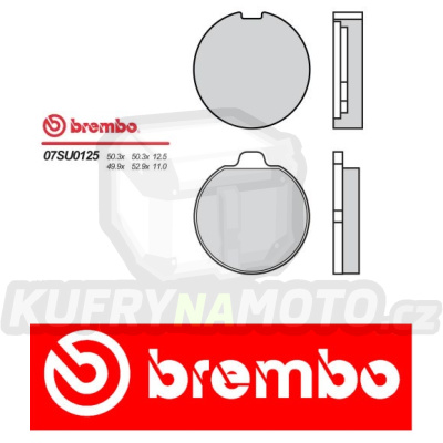 Brzdové destičky Brembo SUZUKI GS DB, EX, EN 750 r.v. Od 77 -  směs Originál Přední