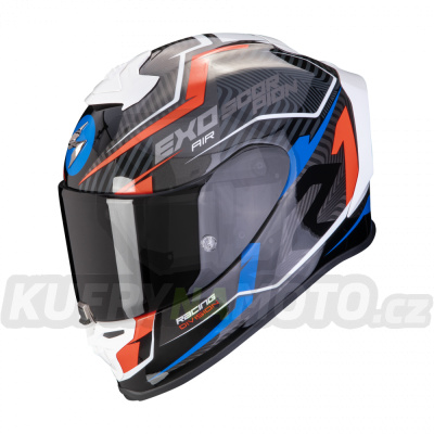 Moto přilba SCORPION EXO-R1 EVO AIR COUP černo/červeno/modrá