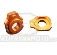 Dorazy osy zadního kola ZETA ZE93-5427 - KTM 85SX / 03-14 + SX+SXF / 03-12 + EXC+EXCF / 00-23 + Husaberg FE+FC+FS+TE / 04-13 + Husqvarna FE+FC+TE+TC - oranž