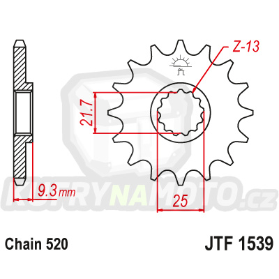 Kolečko JT 1539-15-JTF1539-15- výprodej