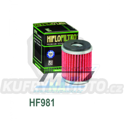 Filtr olejový HF981 (HifloFiltro) - MBK 125 Citycruiser+125 Cityliner+125 Skycruiser + Yamaha VP125X-City + YP125R X-Max + YP125RA X-Max ABS + YP125R X-Max Business ABS