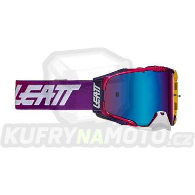 LEATT VELOCITY 6.5 BRÝLE IRIZ GOGGLE SPOJENÉ MODRÉ UC 26% FURPLE / YELLOW-8021700100