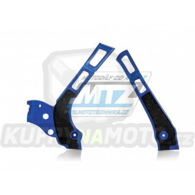 Kryty rámu Yamaha YZ125+YZ250 / 06-22 + Fantic XX125+XX250 - barva modro-černá