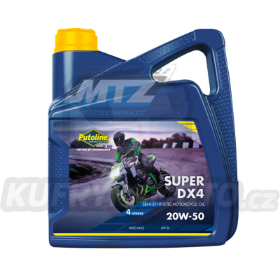 Olej motorový motocyklový Putoline Super DX4 20W50 (balení 4L)