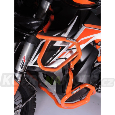 Padací rámy RD Moto CF130O KTM 890 Adventure 2021 oranžová- vrchní+spodní