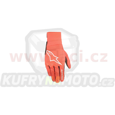 rukavice REEF, ALPINESTARS (červená fluo/bílá/černá)