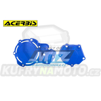 Kryty spojkového víka a víka zapalování Acerbis - Fantic XX250 / 21-23 + Yamaha YZ250 / 05-23 - barva modrá