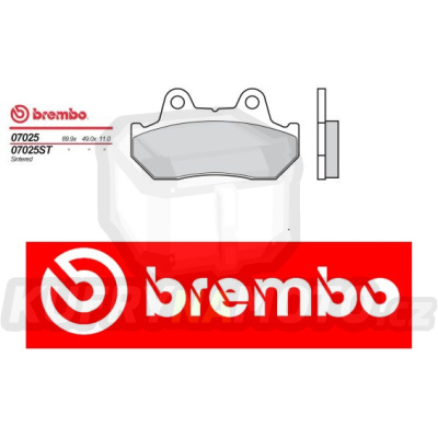 Brzdové destičky Brembo HONDA CN 250 r.v. Od 93 -  směs S T Přední