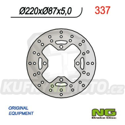 Brzdový kotouč moto NG 337