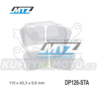 Destičky brzdové DP126-STA - směs Standard