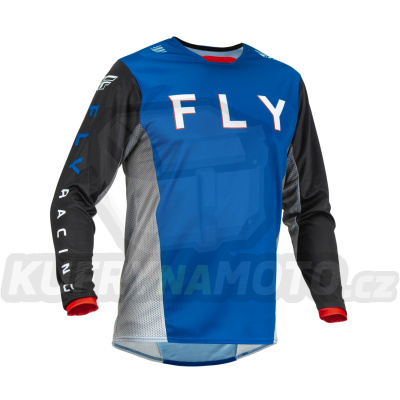 dres KINETIC KORE, FLY RACING - USA 2023 (modrá/černá)