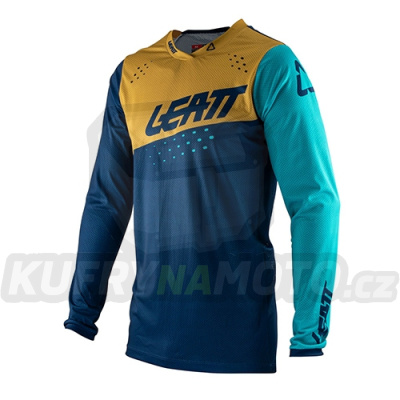 LEATT MOTO 4.5 LITE dres MODRÉ / ZLATÉ TRIKO NAVY / MODRÉ / ZLATÉ VELIKOST XL-5021020243