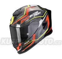 Moto přilba SCORPION EXO-R1 EVO AIR COUP černo/červeno/fluo žlutá