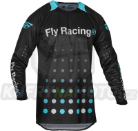 dres EVOLUTION DST. FLY RACING - USA 2024 (černá/modrá)