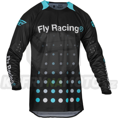 dres EVOLUTION DST. FLY RACING - USA 2024 (černá/modrá)