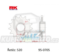 Kolečko řetězové (pastorek) 0705-15zubů RK - Aprilia 1000RSVR + 1000RSV4 Factory + 1000SL Falco + 1000RSV Mille