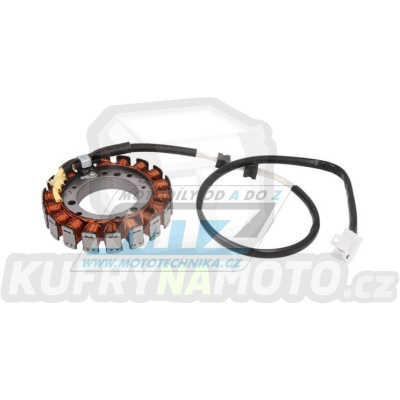 Stator generátoru (alternátor) Tourmax STA-201 pro Yamaha XV535 Virago / 87-01 + XV535SE Virago / 94-97