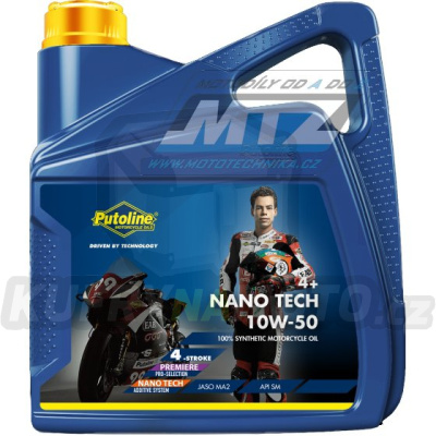 Olej motorový motocyklový Putoline Nano-tech road 4+ 10W50 (balení 4L)