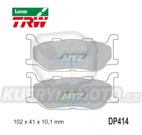 Destičky brzdové DP414-LUSRM TRW Lucas MCB640SRM - směs Sinter Scooter