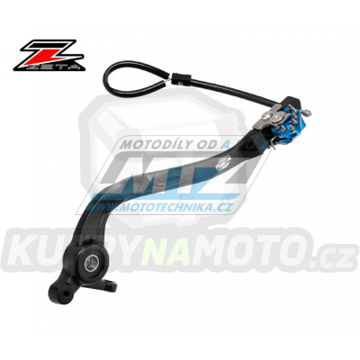 Pedál brzdy ZETA ZE90-7449 - KTM 250SXF+350SXF+450SXF / 23-25 + 125SX+250SX+300SX / 23-25 + 150EXC+250EXC+300EXC / 24-25 + 250EXCF+350EXCF+450EXC+500EXC / 24-25 + Husqvarna TC+FC+TE+FE + Gas-Gas MC+EC - modrý