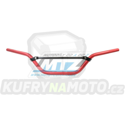 Řidítka s hrazdou (průměr 22mm) MTZ - ATV+Enduro High (vysoké provedení) - červené (černá hrazda)