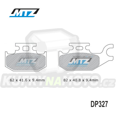 Destičky brzdové DP327-FM - MTZ směs Offroad Profi