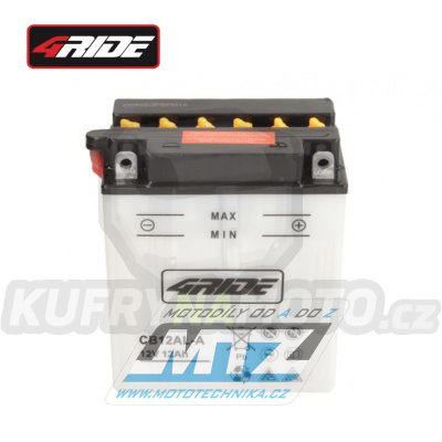 Baterie (akumulátor motocyklový) 4RIDE YB12AL-A (12V-12Ah)