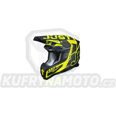 Moto přilba JUST1 J22F FALCON titanovo/černo/fluo žlutá