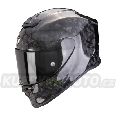 Moto přilba SCORPION EXO-R1 EVO CARBON AIR ONYX černá