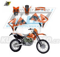 Polepy na motocykl (sada polepů Dream) KTM EXC+EXCF / 01-02 - typ polepů Dream4