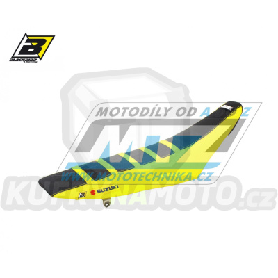 Potah sedla Suzuki RMZ250 / 07-18 - barva černo-žlutá - typ potahu ZEBRA