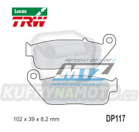 Destičky brzdové DP117-LU TRW Lucas MCB598 - směs Allround