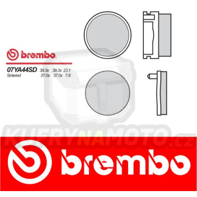 Brzdové destičky Brembo YAMAHA YFS U-P Blaster 200 r.v. Od 88 - 02 SD směs Zadní