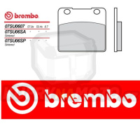 Brzdové destičky Brembo SUZUKI RG GAMMA 500 r.v. Od 85 - 89 směs SP Přední