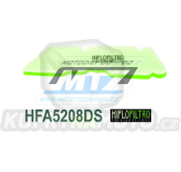 Filtr vzduchový HFA5208DS (HifloFiltro) - Aprilia 50 Moijto Custom+50 SR Motard 2T + Derbi 50 Atlantis O2 2T+50 GP1 + Gilera 50 DNA+50 Ice + Italjet 50 Jet Set + Piaggio 50 Diesis + 50 Fly 2T + 50 Liberty 2T + 50 NRG + 50 Vespa Primavera 2T