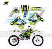 Polepy na motocykl (sada polepů Dream) Kawasaki KX125+KX250 / 94-98 - typ polepů Dream4