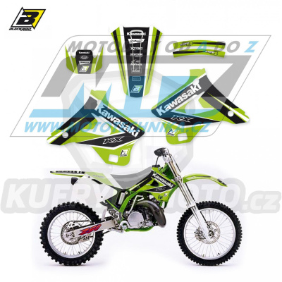 Polepy na motocykl (sada polepů Dream) Kawasaki KX125+KX250 / 94-98 - typ polepů Dream4