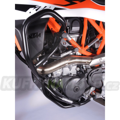 Padací rámy RD Moto CF124KD KTM 690 Enduro R  2019-2021 černá matná- vrchní+spodní