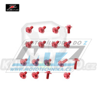 Sada šroubů na plasty - ZETA ZE88-5242 - Kawasaki KXF250 / 05-16 + KXF450 / 12-15 - červené