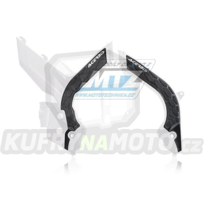 Kryty rámu KTM 125SX+150SX+250SX / 19-22 + 150SX+350SXF+450SXF / 19-22 + KTM 250XC+300XC+250XCF+350XCF+450XCF - barva bílo-černá