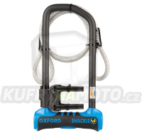 zámek U profil SHACKLE14 PRO DUO, OXFORD (177 x 320 mm, vč. lanka 1,2 m/12 mm)