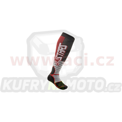 ponožky MX PRO, ALPINESTARS (červená/černá) 2023