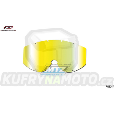 Sklo do brýlí Progrip 3247 Yellow Multi-Layered Mirrored Lens - žluté, zrcadlové, multicolor