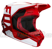 Přilba FOX V1 Prix Helmet MX20 Flame Red - červená (velikost S)