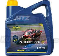 Olej motorový motocyklový Putoline N-TECH ROAD PRO R+ 5W40 (balení 4L)