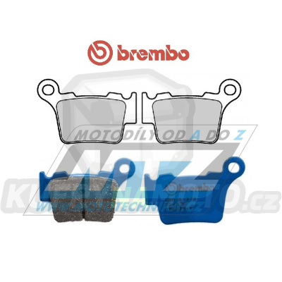 Destičky brzdové Brembo (originál Brembo Genuine Parts) - směs Ceramic Carbon TT