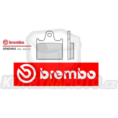 Brzdové destičky Brembo HONDA VF R 1000 r.v. Od 84 - 86 Originál směs Zadní