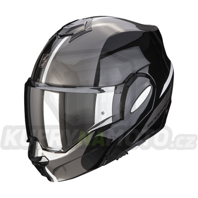 Moto přilba SCORPION EXO-TECH FORZA černo/stříbrná