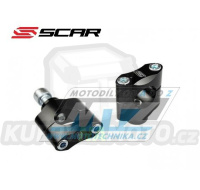 Klemy řidítek - pro řidítka 28,6mm (hlavní šroub - 12mm) Scar Racing - barva černá