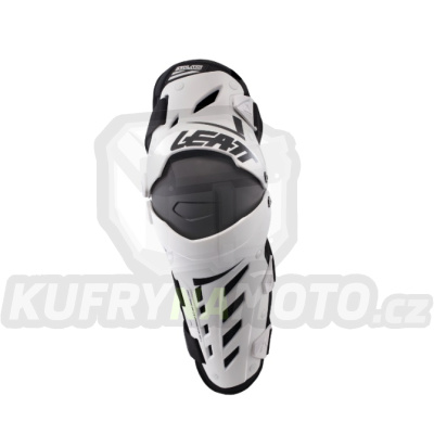 LEATT nákoleníky chrániče kolen DUAL AXIS ADULT WHITE/black barva bílá/černá velikost S/M